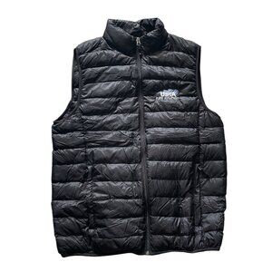 32 Degrees Heat Packable Puffer Vest Mens Medium USA Player Development NWOT